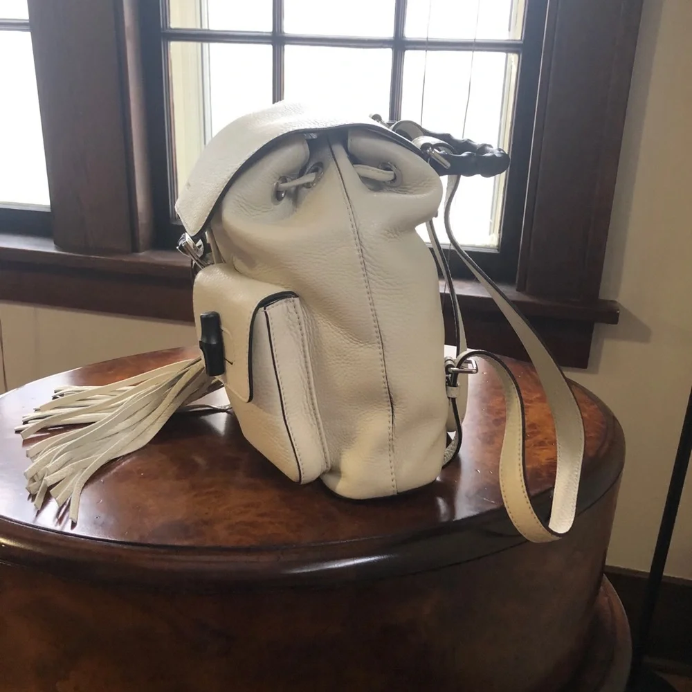 Gucci Bamboo Leather Backpack NWT